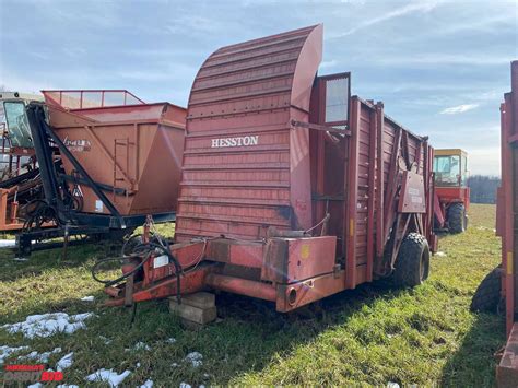 Sold Hesston 30a Hay And Forage Bale Accumulatorsmovers Tractor Zoom