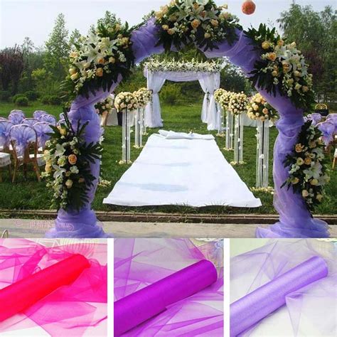 How To Decorate A Wedding Arch With Fabric