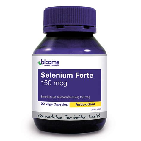 Blooms Health Products Selenium Forte 150mcg Natures Works