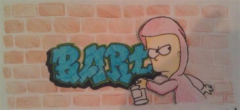 Graffiti Bart By Anime Freak102 On Deviantart