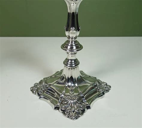 Antiques Atlas Pair Of Silver Candlesticks 1905