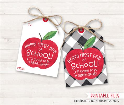 Back To School Teacher Ts Printable Happy First Day Of Etsy