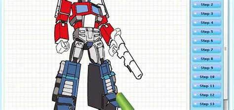How To Draw Optimus Prime Easy Step By Step Drawing G