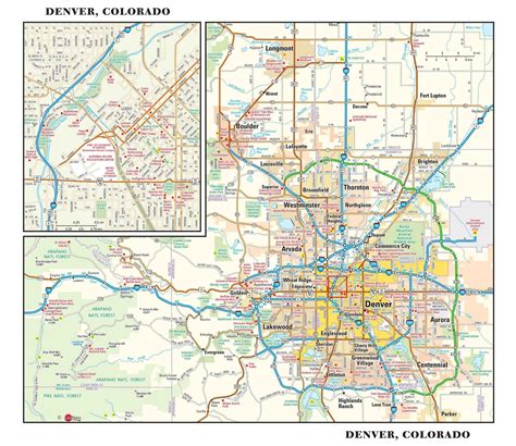 Denver Metro Wall Map