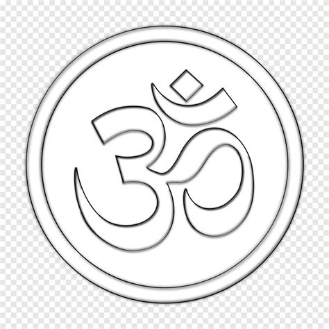 Om Symbol Drawing Om S White Text Png Pngegg