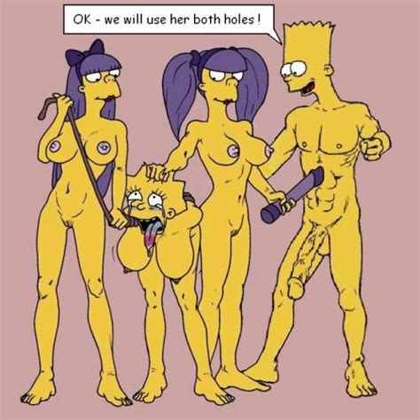 Rule 34 Bart Simpson Bow Dildo Female Human Lisa Simpson Male Sherri