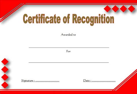 2020 deped standard format and templates for certificate of recognition, appreciation, participation, and appearance the legal name of this government agency is the department of education and its communicative name is deped. 10+ Downloadable Certificate of Recognition Templates Free