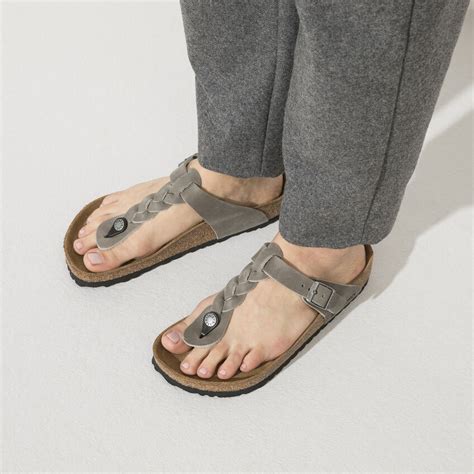 Gizeh Oiled Leather Iron Birkenstock