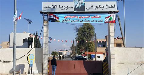 All Official Syrian Lebanon Border Crossings Now Open Al Monitor