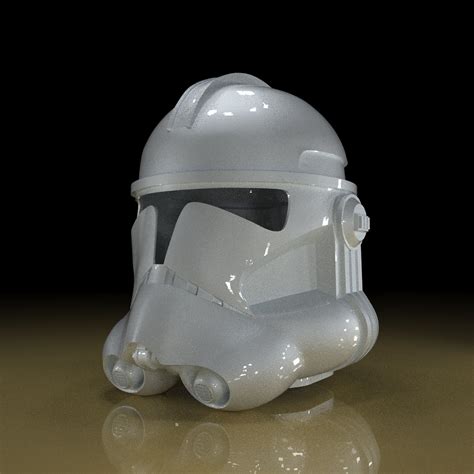 Clone Trooper Helmet Life Size D Model Ready For Printing D Model D