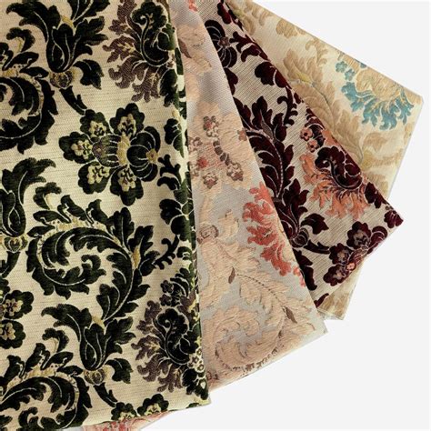 Vintage Classical Jacquard Chenille Fabric Sofa Fabric Manufacturer