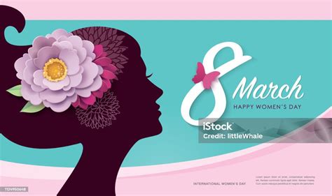 Happy Womens Day Stock Illustration Download Image Now National Women S Day Adult Beauty