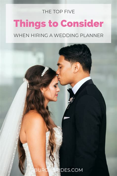 Top 5 Things To Consider When Hiring Your Wedding Planner Wedding Planner Wedding Advice