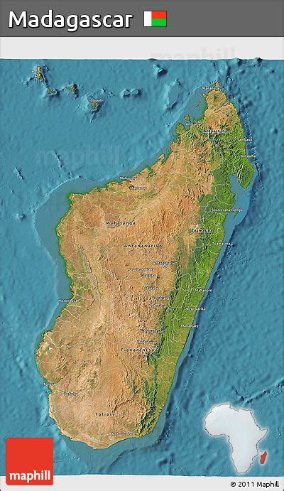 Free Satellite 3d Map Of Madagascar