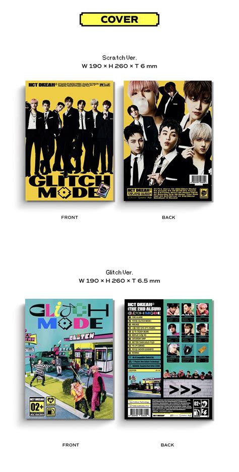 Nct Dream 2nd Album Glitch Mode Photobook Ver Dongsong Shop