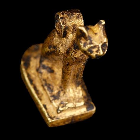Ancient Egyptian Gold Bastet Amulet Barnebys