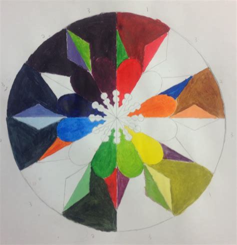 bryan gallery art education day  color wheel mandalas