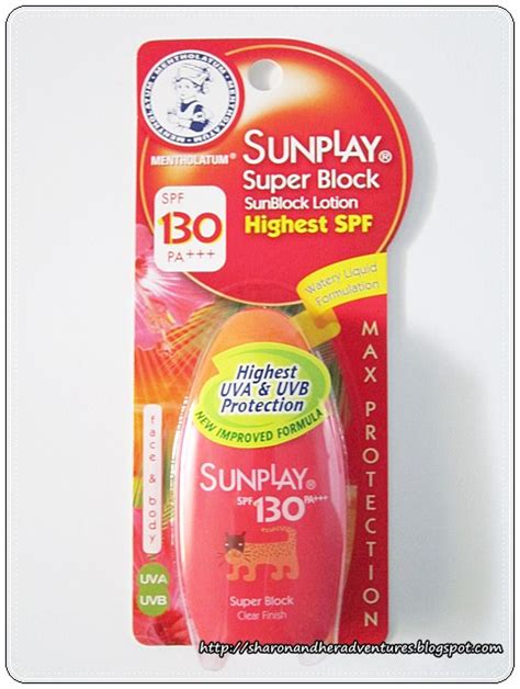 So you don't really have to have an spf130 sunblock like the one from sun play. Sharon and her adventures...: Play In The Sun With Sunplay ...