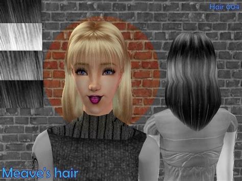 Sims 4 Cas Hair Cc Blonde Streaks Authenticplm