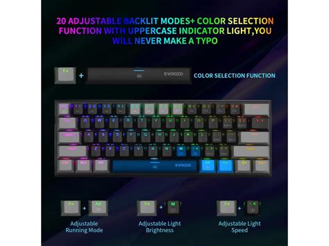 E Yooso Z11 Gaming Keyboard With Blue Switches And Rgb Backlit Small