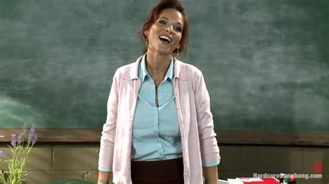Hot Milf Teacher With Giant Tits Gangbanged By Students Double Anal