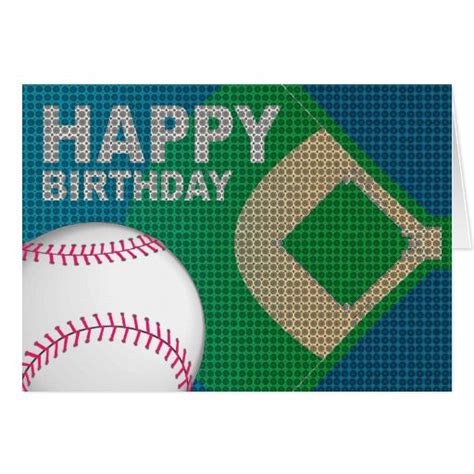 Baseball Birthday Cards Printable