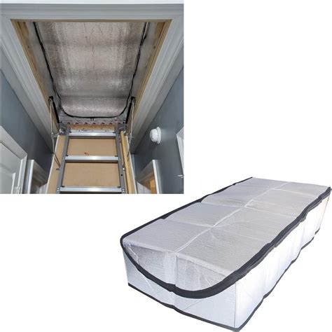 Attic Stairway Insulation Cover Premium Energy Saving Attic Stairs Door Ladder Insulator Pull