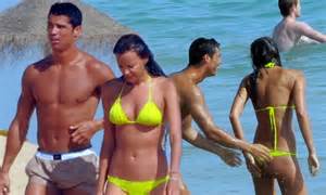 Cristiano Ronaldo Cant Keep His Hands Off Irina Shayks Derriere As The Couple Frolic In The