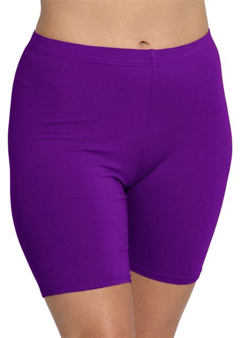 Stretch Is Comfort Womens Cotton Stretch Workout Bike Shorts Stretch Is Comfort