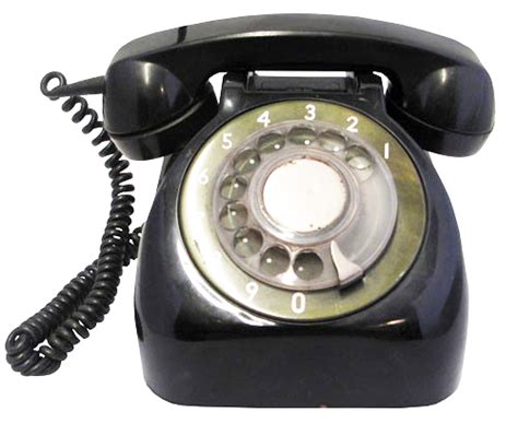 Vintage Black European Phone 1960s Lost And Found