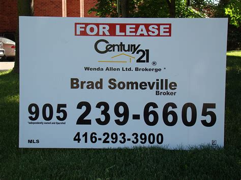 Realty Signs Torontolawnsignsca 1 888 966 7446