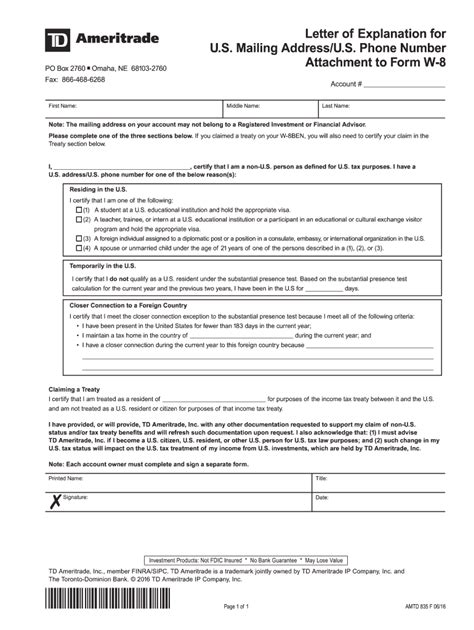 Irs Form W 8ben Td Ameritrade 2020 2022 Fill And Sign Printable