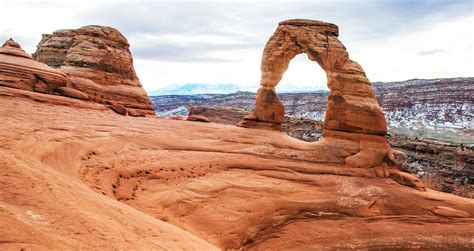 Arches National Park Delicate Arch Trail Hiking Utah Usa Travel