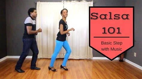 Salsa 101 Basic Steps Review With Music Youtube