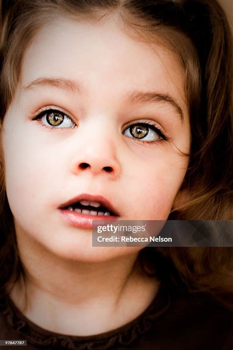Portrait Of Young Girl Bildbanksbilder Getty Images