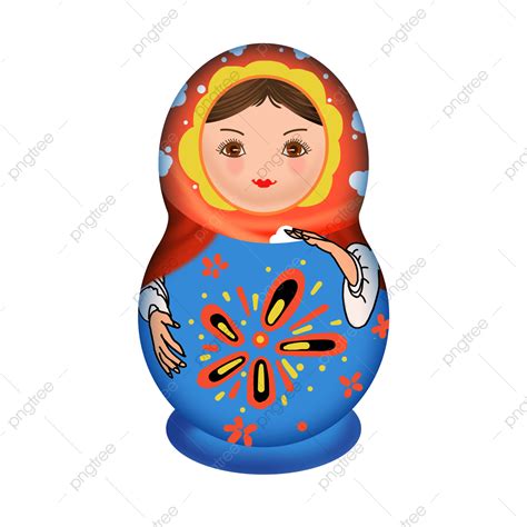 Russian Nesting Dolls Clipart Transparent Png Hd Cartoon Illustration