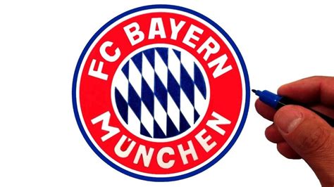Fc bayern munich wikipedia munchen logo the most famous brands and company logos in world. How to Draw the FC Bayern Munich Logo - YouTube