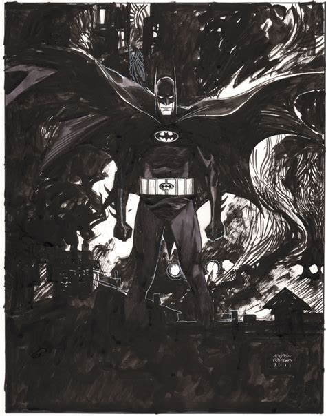 Batman Illo Andrew Robinson In Ivan Costas Batman Comic Art Gallery