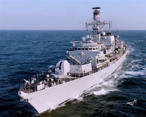 British Royal Navy Ship Hms Argyll Arrives In Karachi