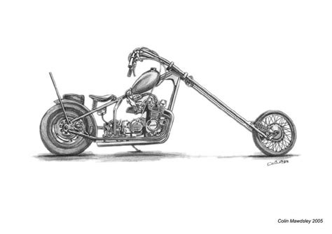 Yamaha Custom Chopper By Kloggi69 Custom Chopper Motorcycle Drawing