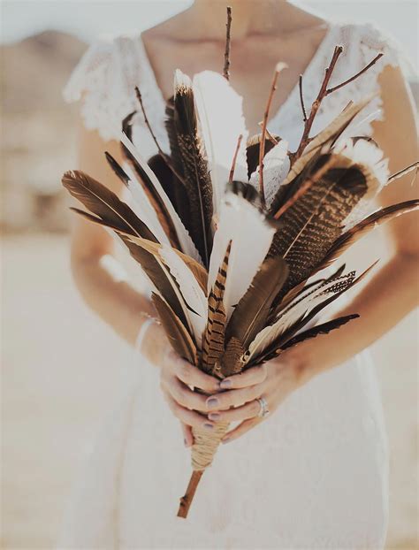 Feather Bouquet Laceweddings Feather Wedding Decorations Feather