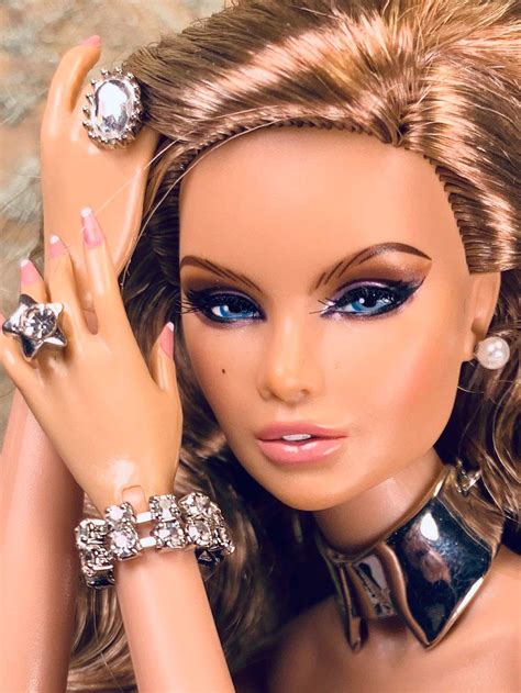 Erin Salston Nuface Doll Fashion Royalty Your Motivation In Barbie Silkstone Midnight Gown