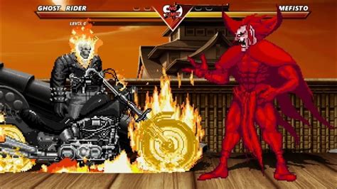 Ghost Rider Vs Mephisto Amazing Epic Fight Battle Youtube