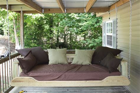 Outdoor Swing Bed Plans Decor Ideas