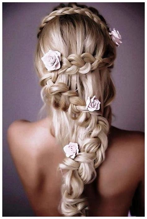 Wedding Hairstyles For Long Hair With Flowers
