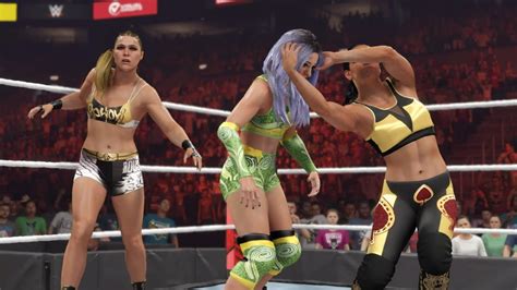 Wwe K Ronda Rousey Shayna Baszler Vs The Way Raw Youtube