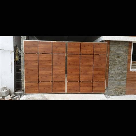 Brown Hpl Gate Cladding Thickness 6mm At Rs 250square Feet In