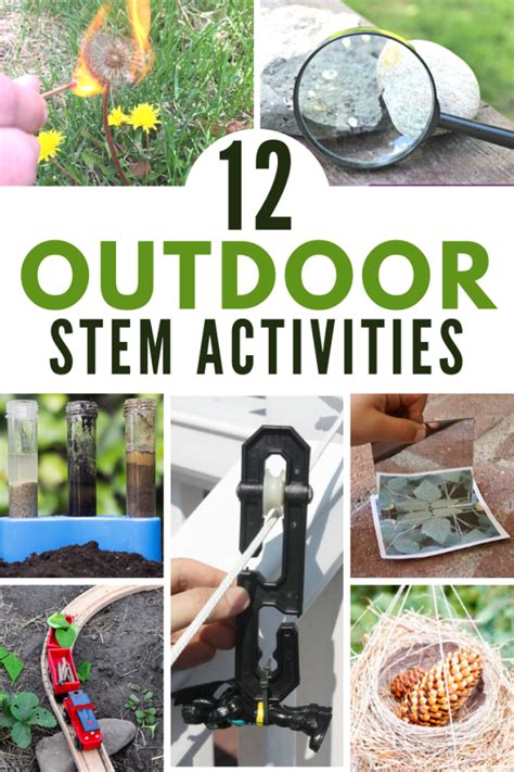 12 Exciting Outdoor Stem Activities The Homeschool Resource Room