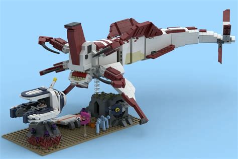 Lego Ideas Subnautica The Reaper Leviathan And Seamoth