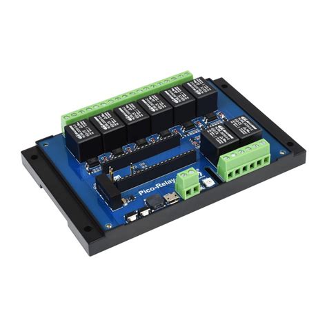 Industrial 8 Channel Relay Module For Raspberry Pi Pico Power Supply